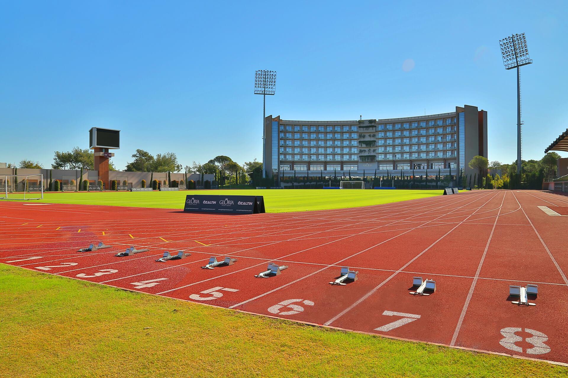 Athletics facilities and sports complex at Gloria Sports Arena