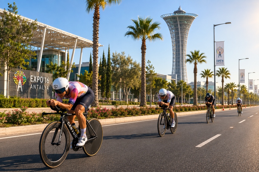 Cycling course and roads around Antalya