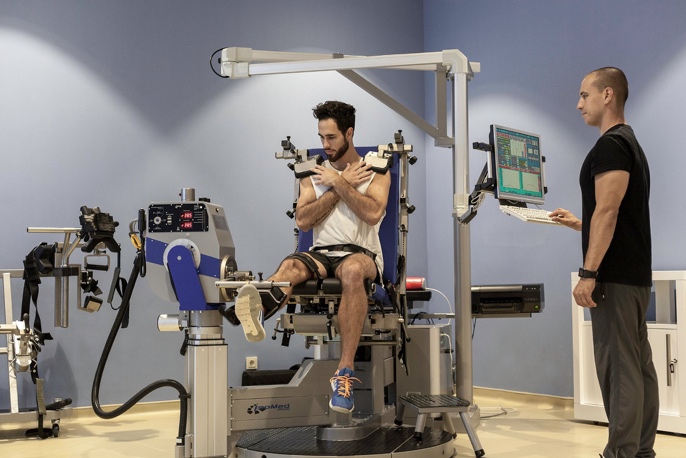 Athlete testing equipment
